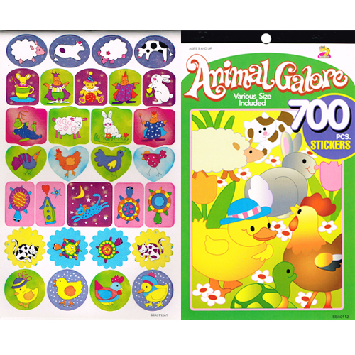 Animal Galore Sticker Book (700 stickers)